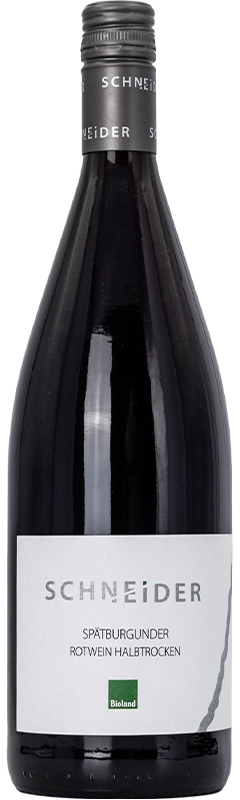 Spät&shy;burgunder Rotwein halb&shy;trocken